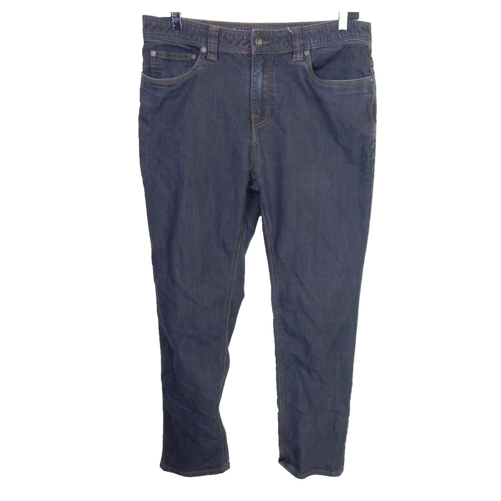 Prana Jeans Bridger Slim Fit Stretch Denim Gray Wash